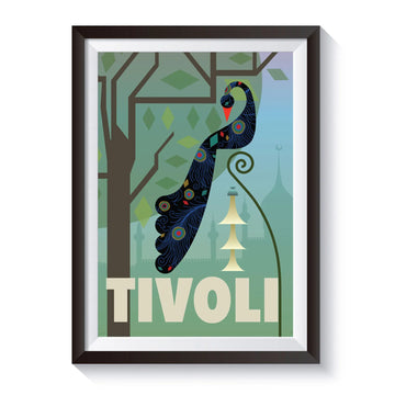 Tivoliplakat - Påfuglen