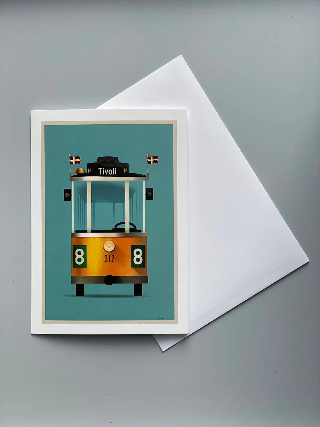 Linie 8 foldekort A5