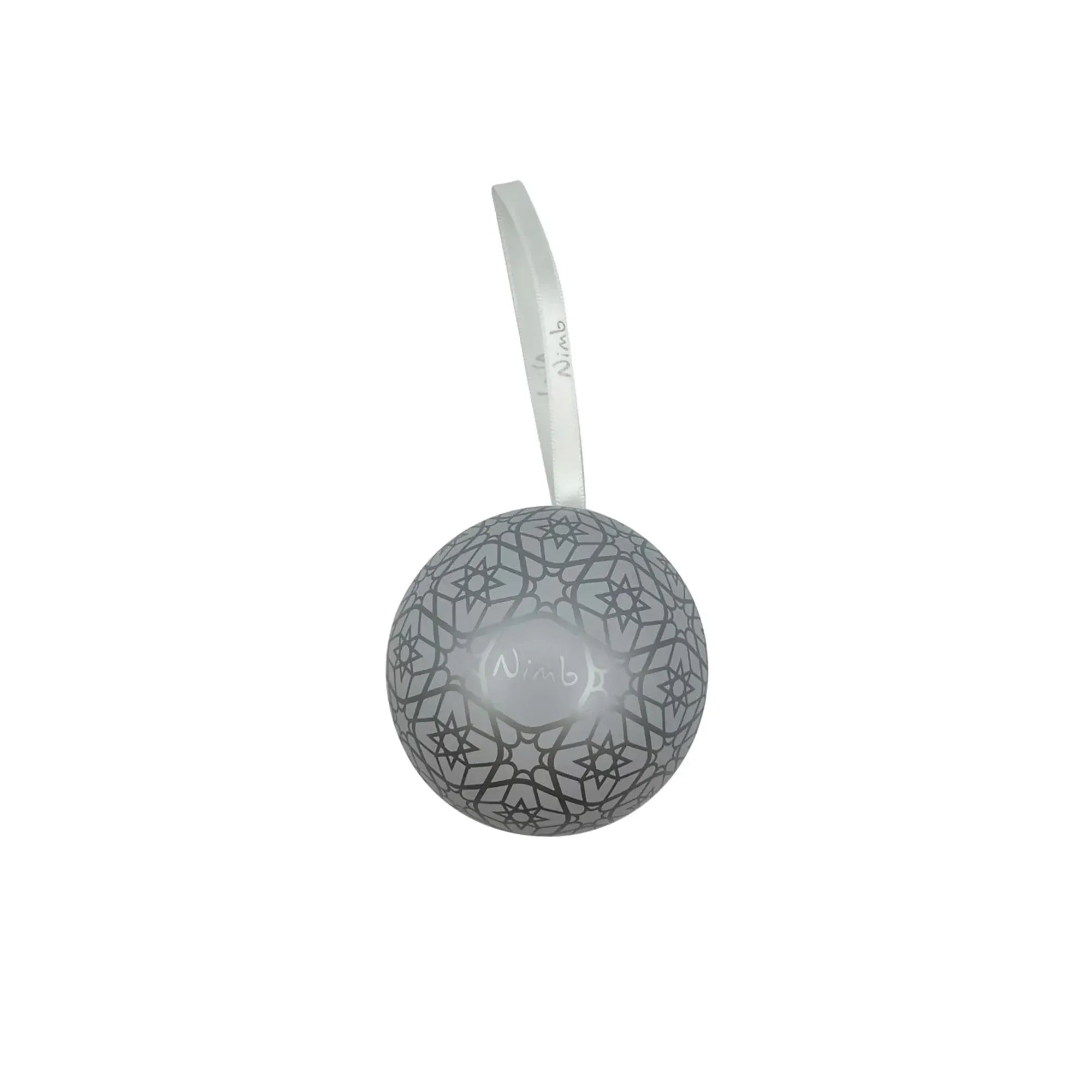 Nimb Hvid Julekugle